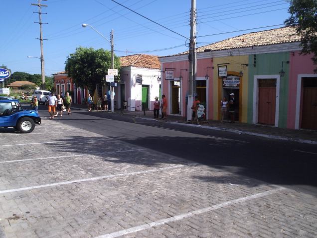 Oficinas dos artesãos no acesso ao Parque do Encontro das Águas