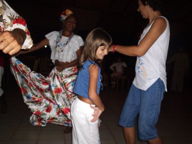 Eu e Belinha no carimbó.