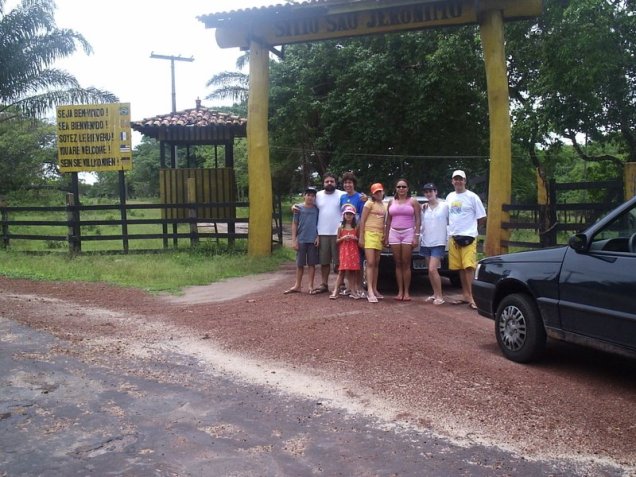 Entrada da Fazenda São Jerônimo.