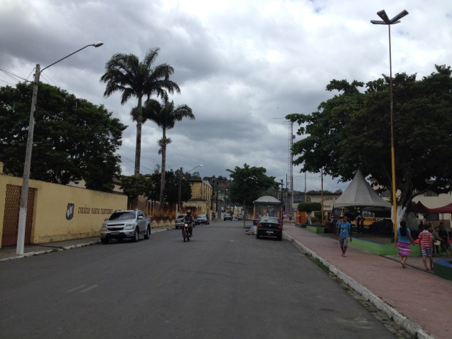 A tranquilidade de uma cidade.