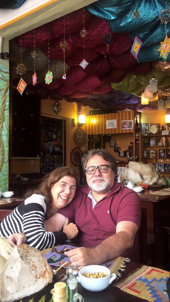 Restaurante vegetariano o fantasma do "soroche" dando seus primeiros sinais